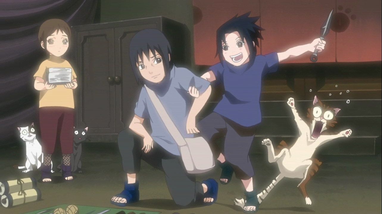 Sasuke And Naruto As Children Wallpaper HD