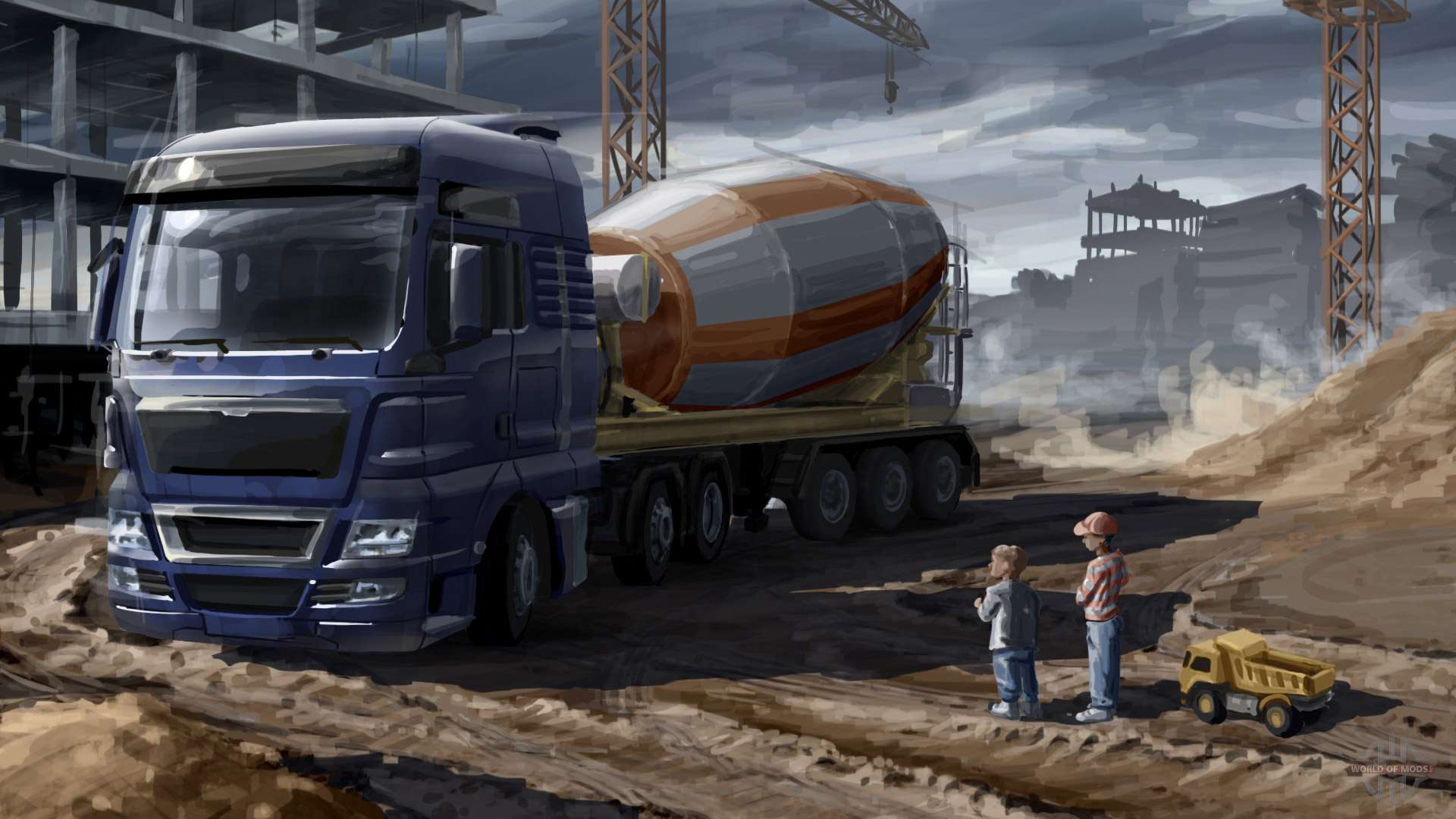 Euro Truck Simulator 2 arts and desktop wallpaper
