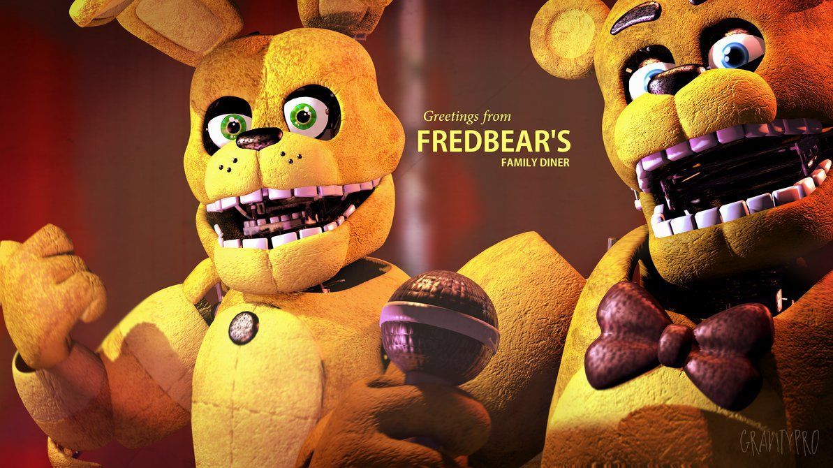 Greetings from Fredbear's! [4k, FNAF] by GravityPro. Fnaf, Fnaf freddy, Fnaf freddy fazbear