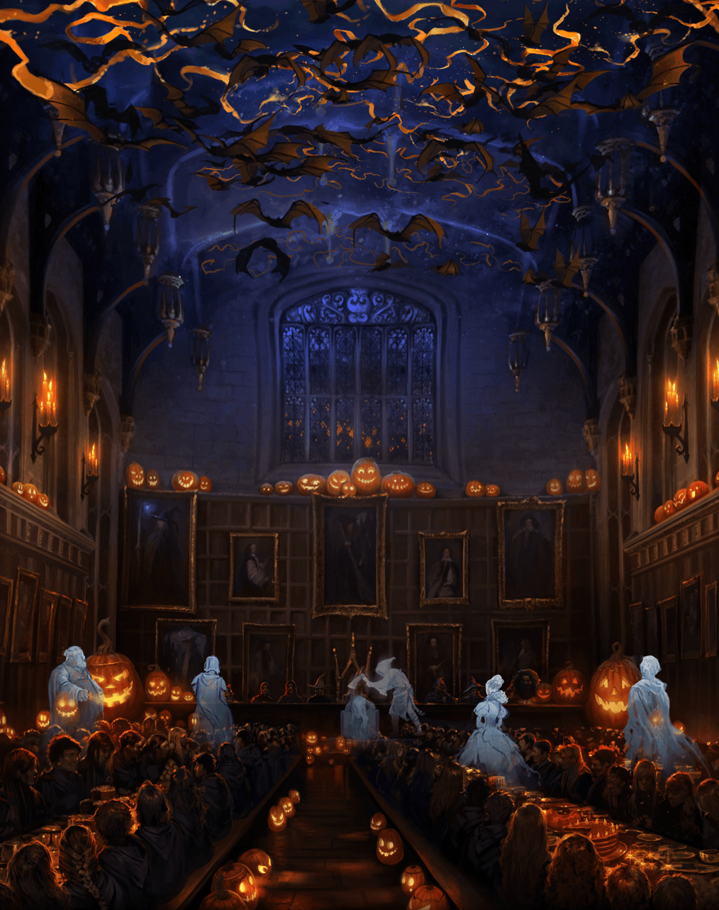 Hogwarts Halloween Wallpaper Free Hogwarts Halloween Background