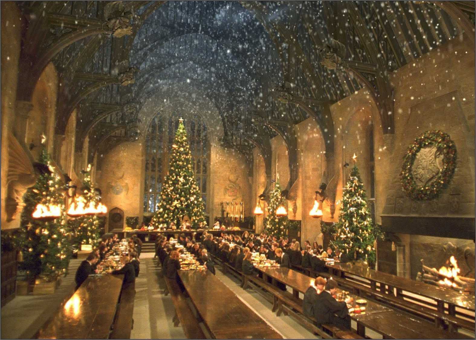 Merry Christmas Harry Potter Wallpapers Wallpaper Cave