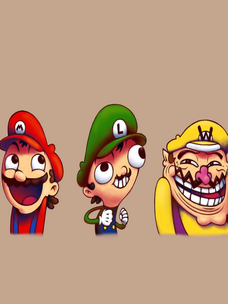 Mario, Luigi, Wario. Mario memes, Mario, Funny wallpaper