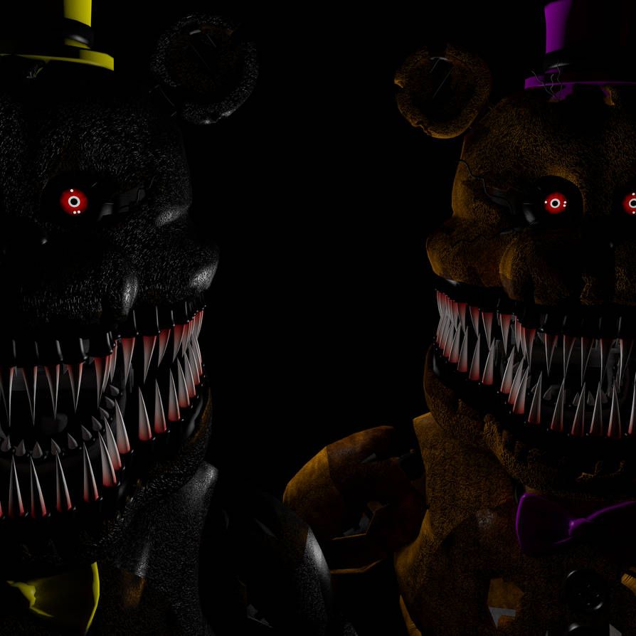 Nightmare Fredbear & Nightmare  Fnaf wallpapers, Fnaf drawings, Fnaf art