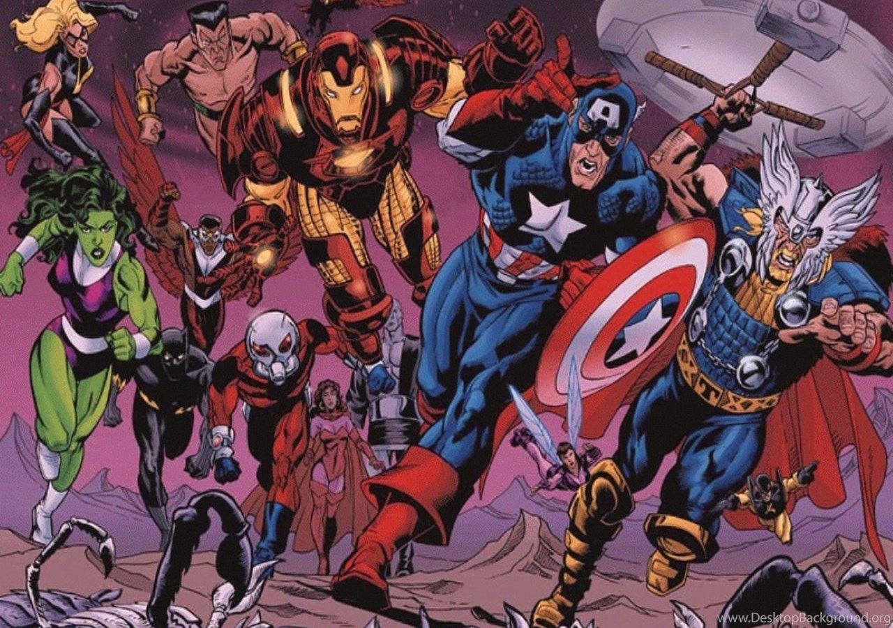 Avengers Cartoon Photo And Wallpaper Desktop Background