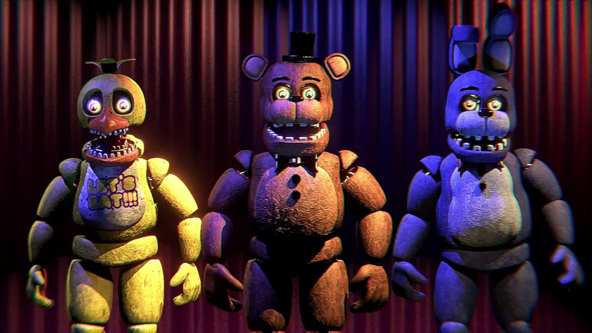 FredBear And Friends (Cinema4d) (Wallpaper) by AdventureOldFoxy on