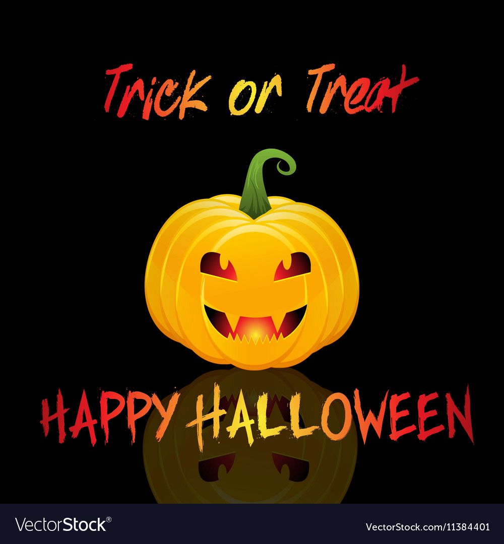 Halloween trick or treat background Royalty Free Vector