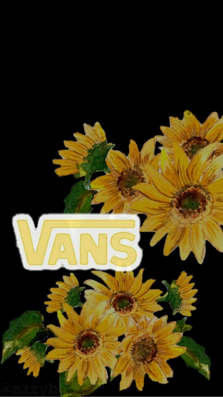 Aesthetic Sunflower Vans Wallpaper