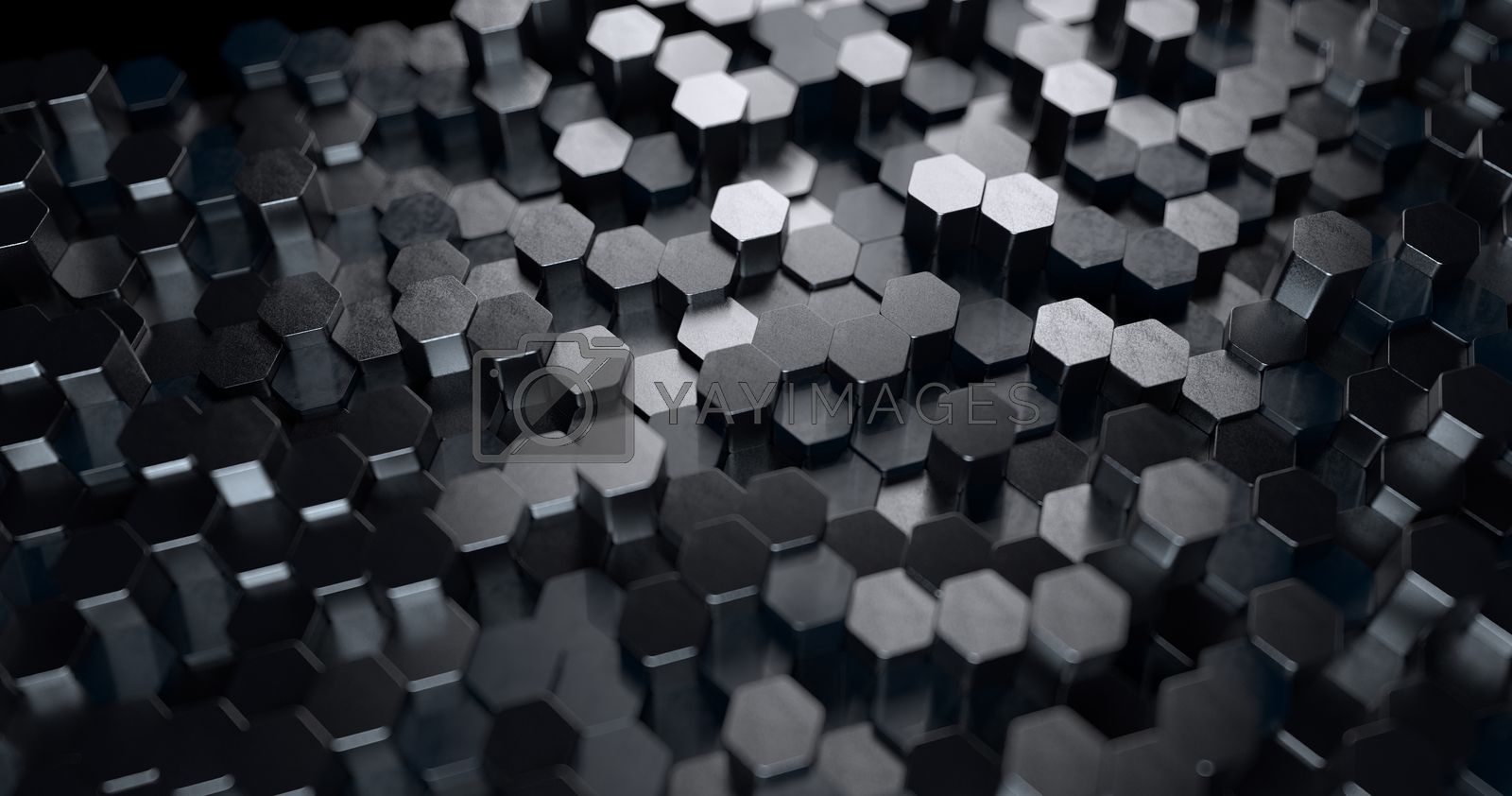 3d hexagon wallpaper