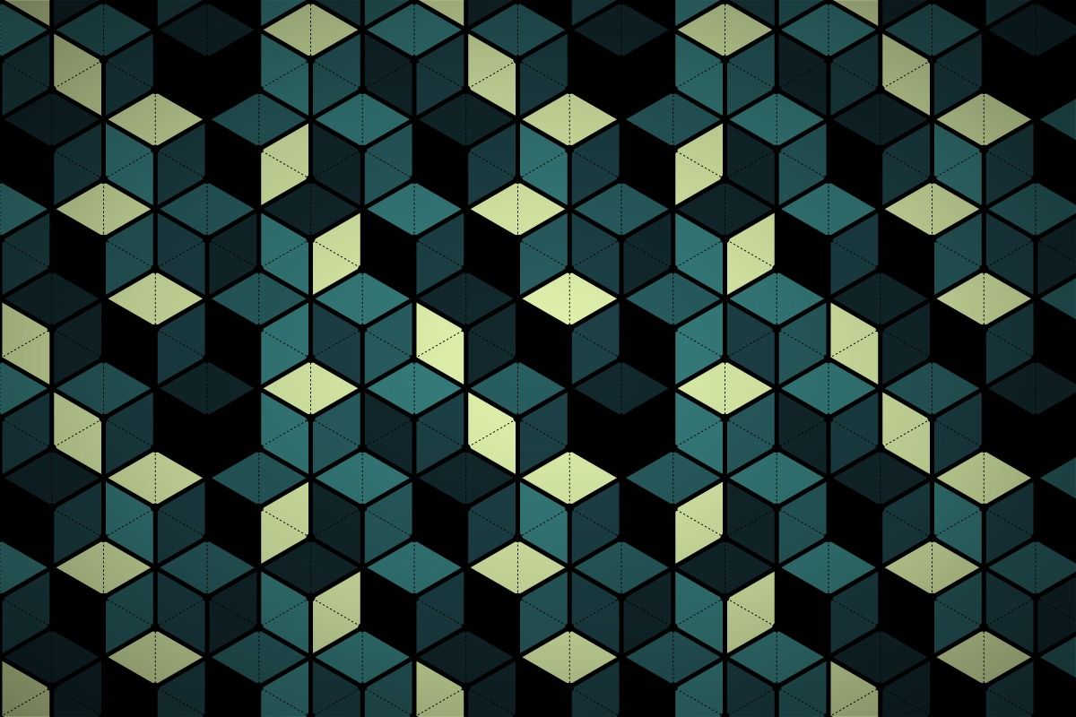 Free hexagonal cube mesh wallpaper patterns