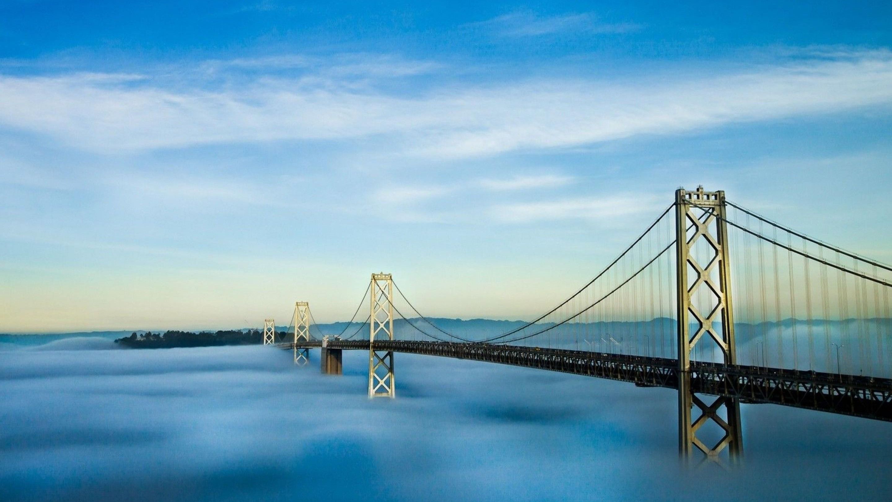 San Francisco Oakland Bay Bridge HD desktop wallpaper, Widescreen, High Definition