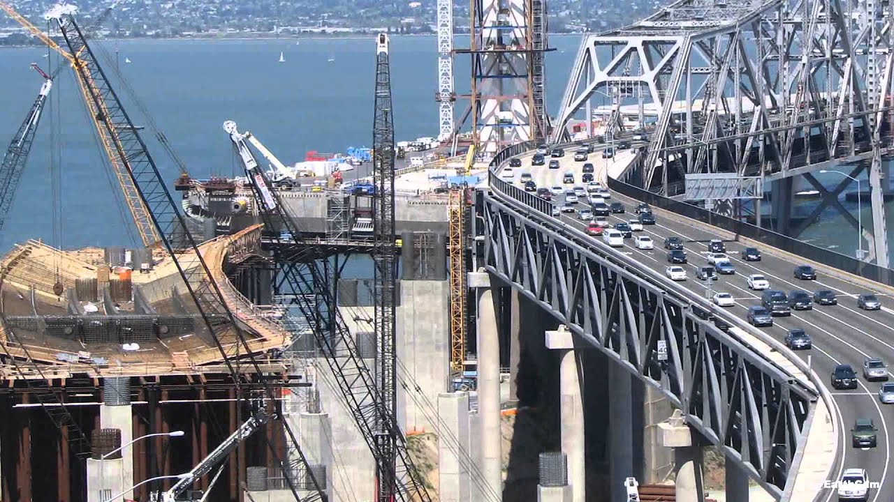 Official San Francisco Oakland Bay Bridge Construction Time Lapse