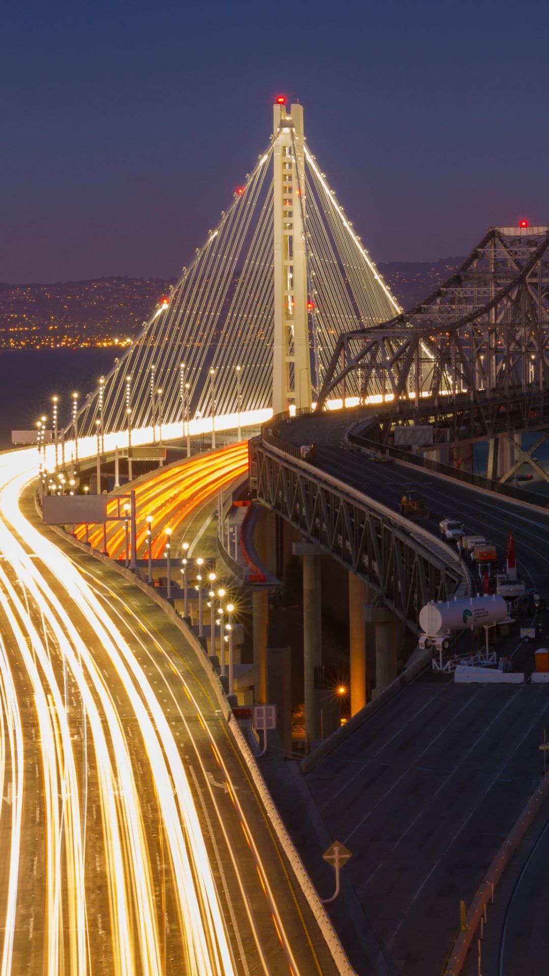 San Francisco–Oakland Bay Bridge #wallpaper #photography #scenery Photographer: Frank Schulenburg. License: Creative Commons Attribut. Bay bridge, Bridge, Scenery