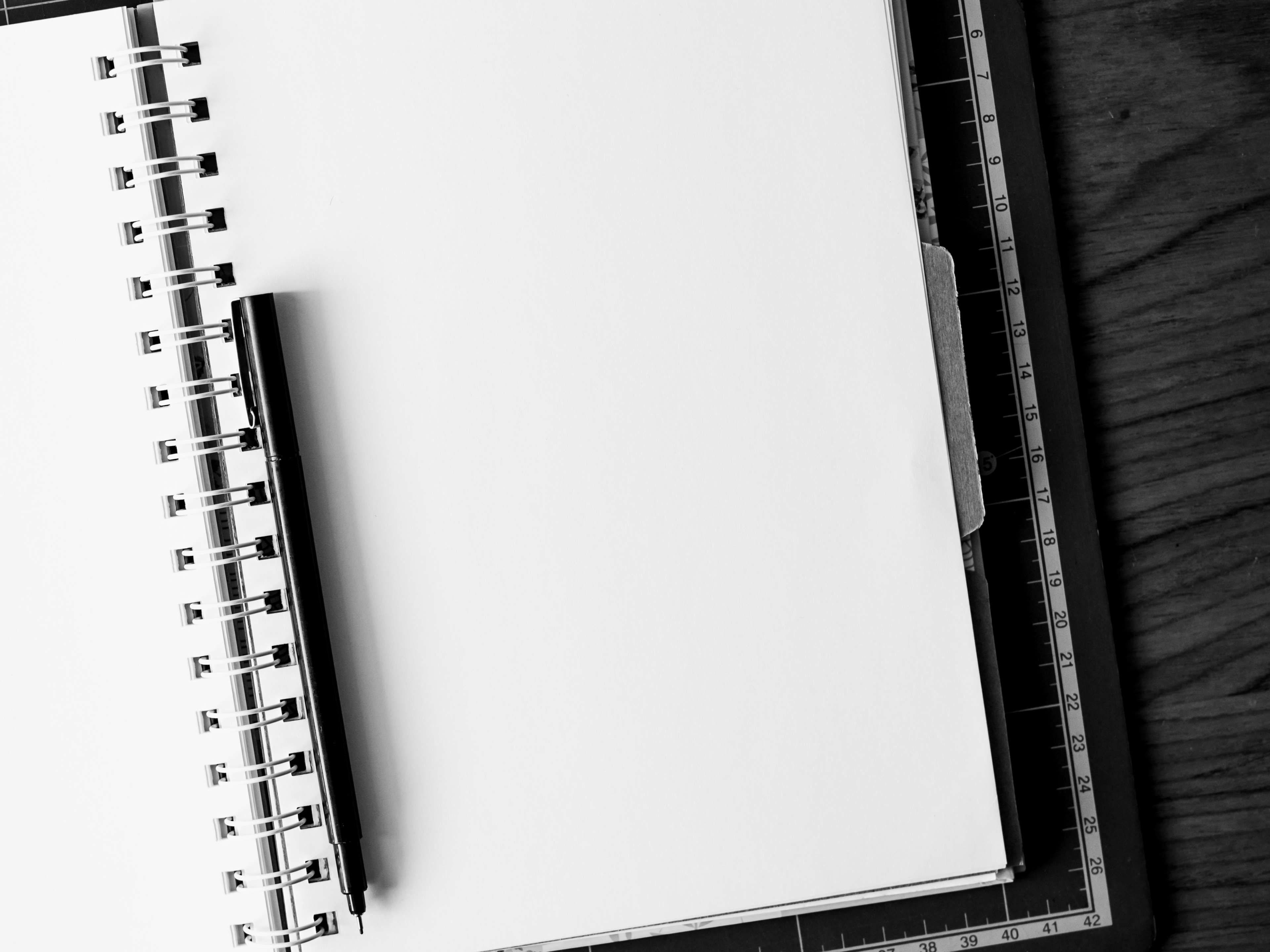 above #background #blank #book #business #desk #document #education #empty #note #notebook #notepad #office #pad #page. Empty book, Blank book, Book background