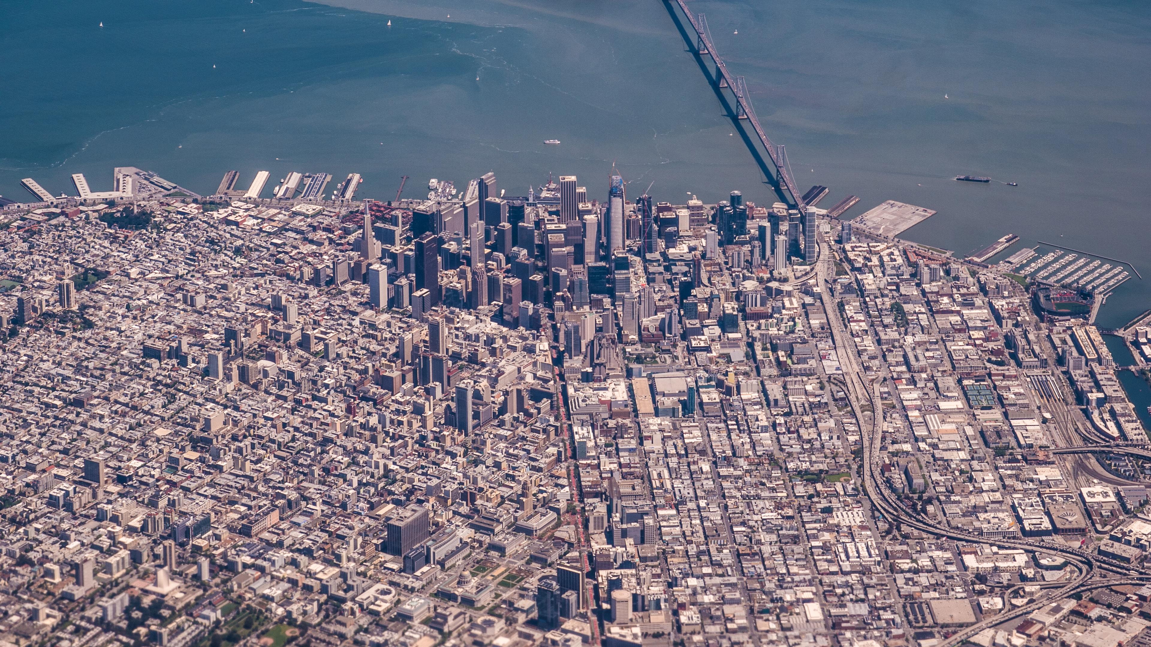 Aerial of San Francisco [4K][OC]