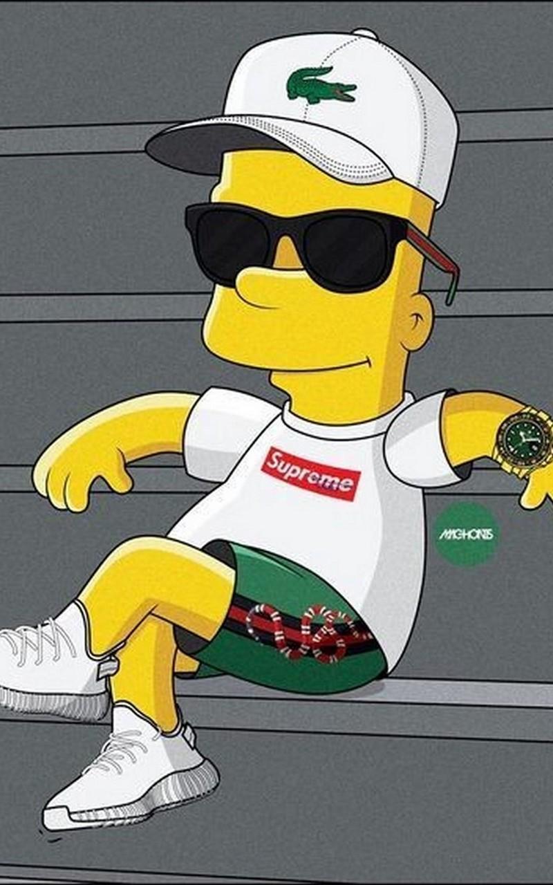Supreme X Bart Simpson Wallpaper HD APK for Android Download