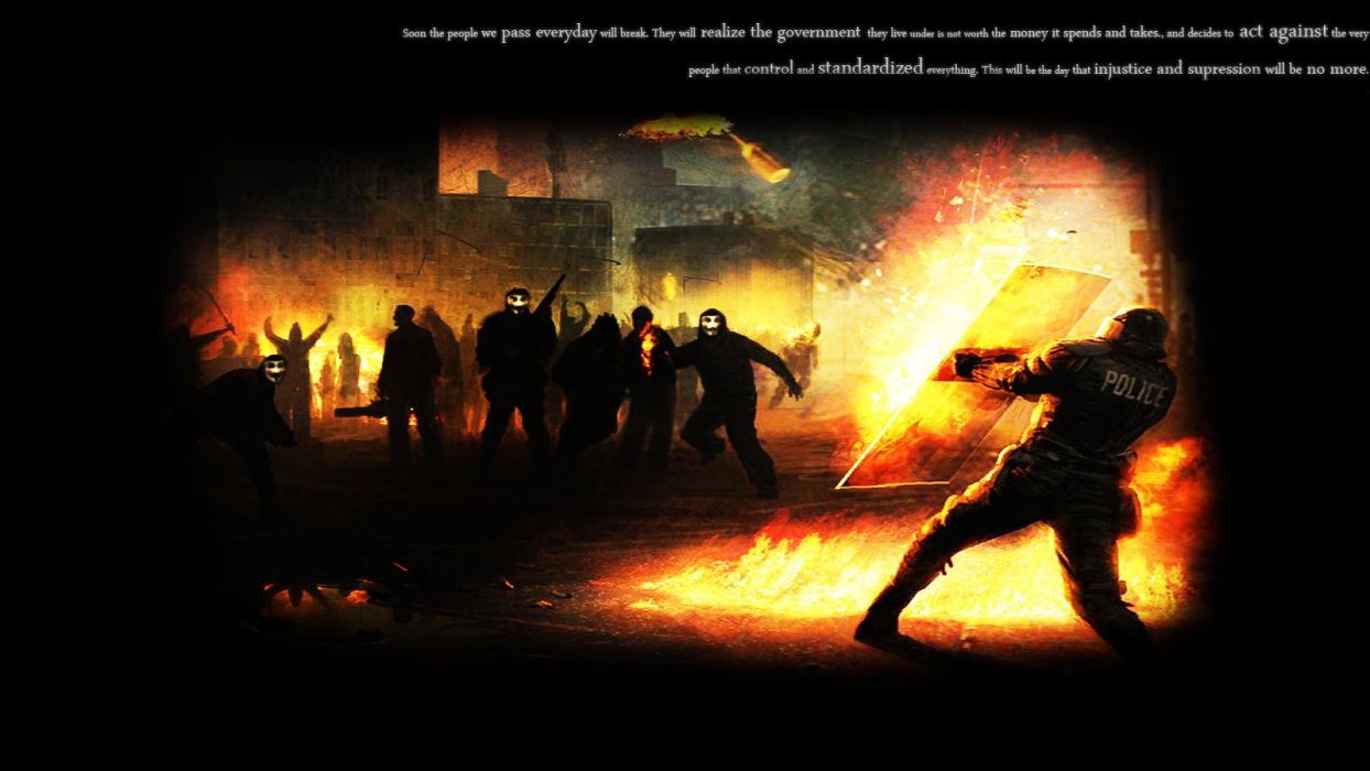Riots police wallpaperx900