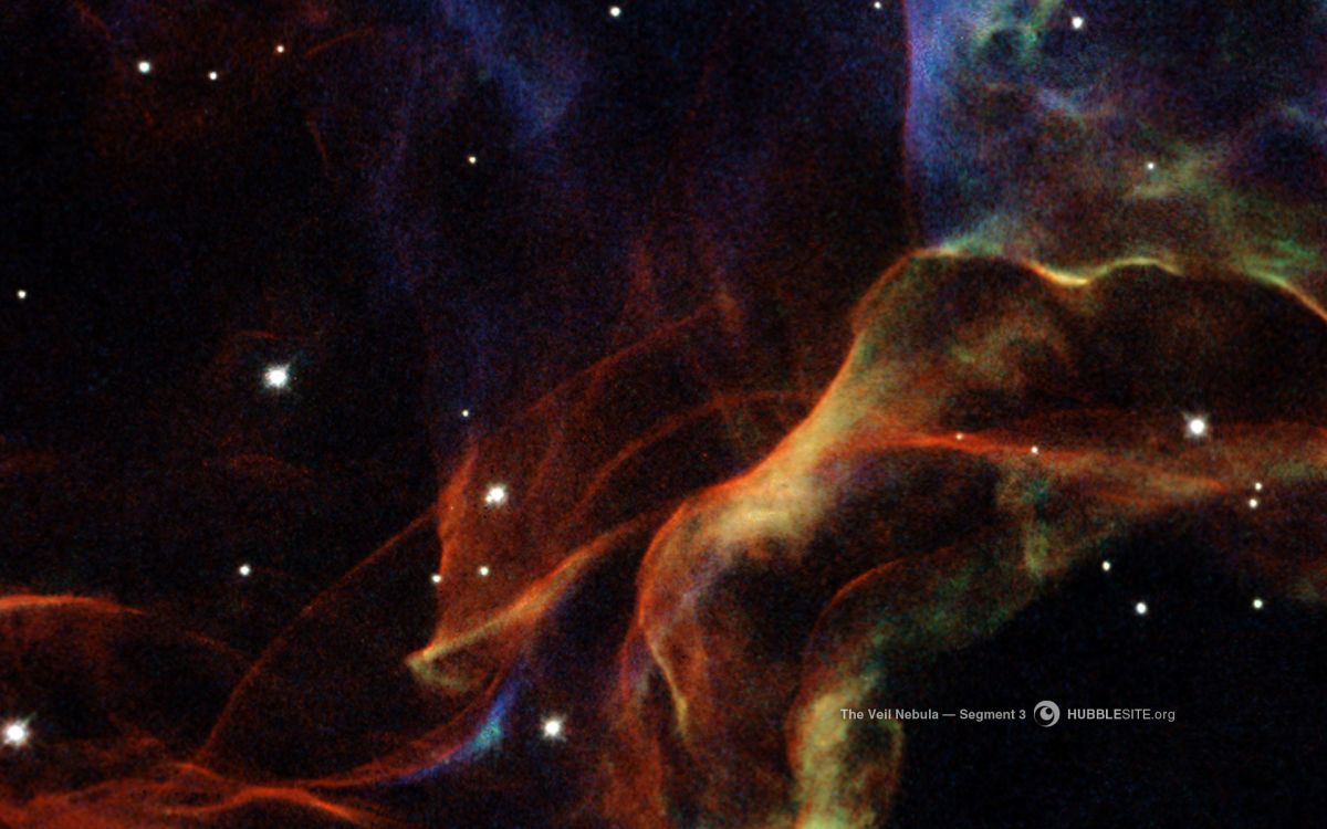 The Veil Nebula: Segment 3 Space Wallpaper