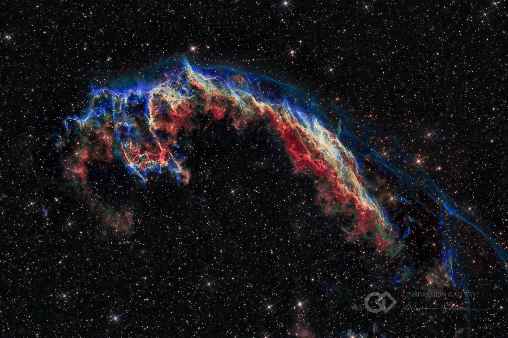 NGC 6992 (Eastern Veil Nebula), Constellation Cygnus