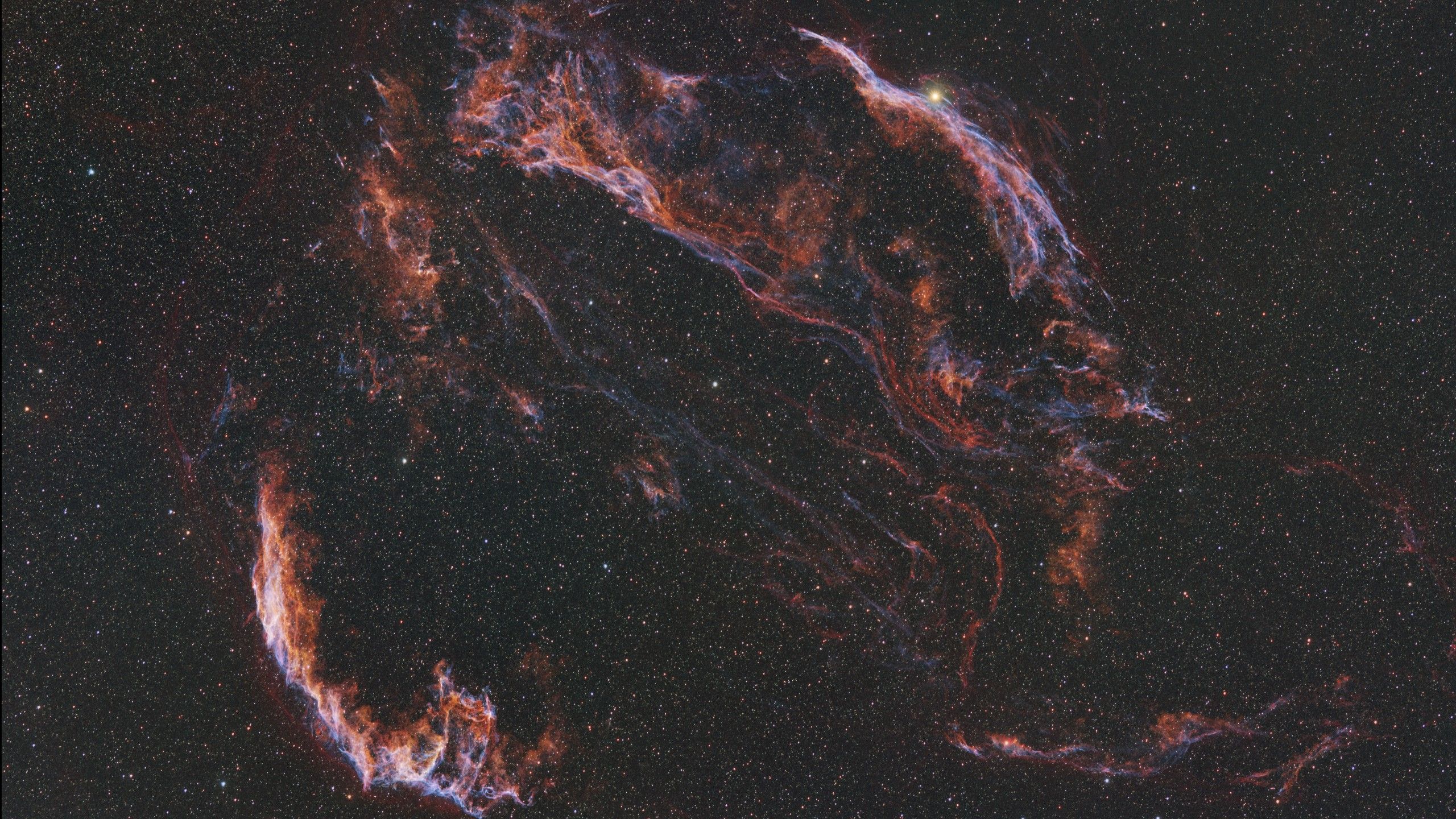 Veil Nebula Supernova Remnant OC HD wallpaper