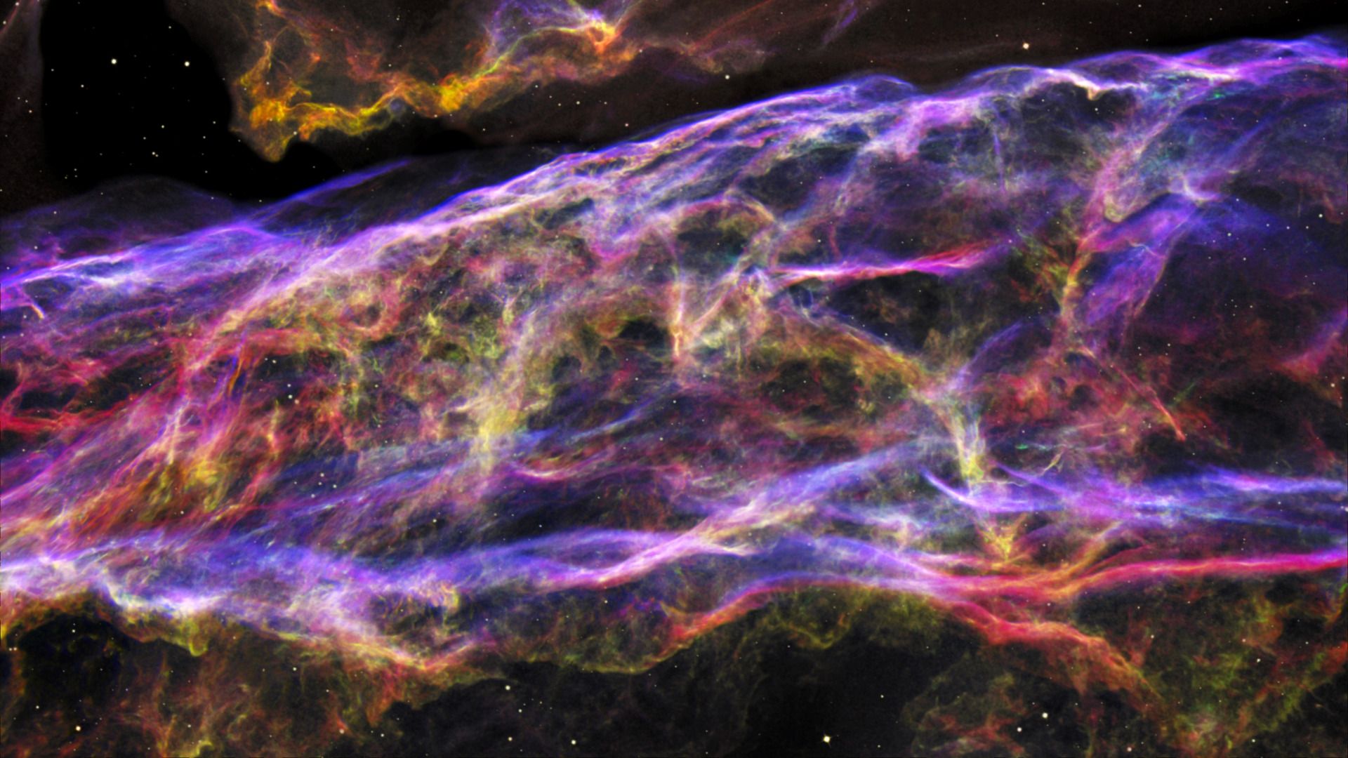 Hyperwall: Visualization of the Veil Supernova Remnant