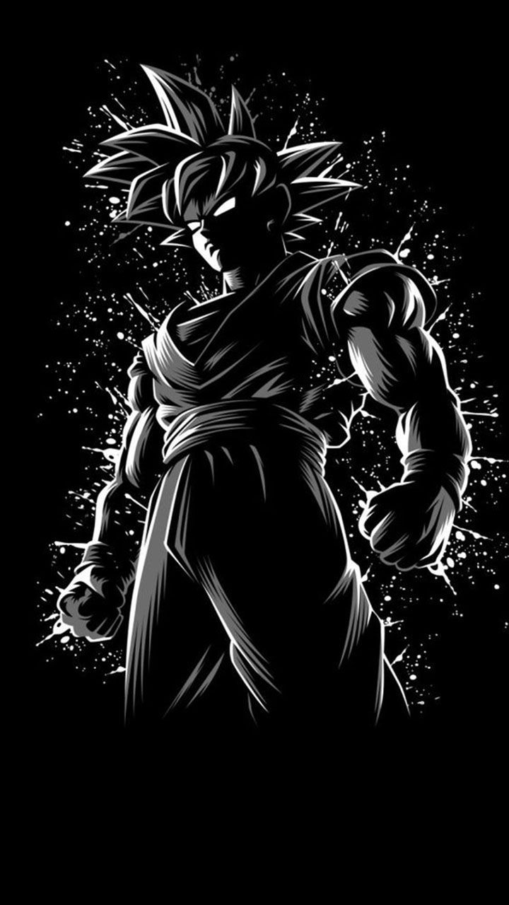 goku silhouette wallpaper. Dragon ball wallpaper, Dragon ball painting, Dragon ball artwork