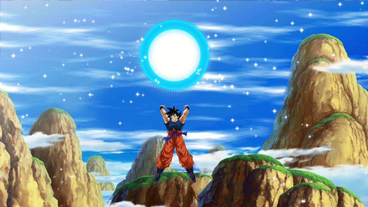 Goku genkidama **animated wallpaper**