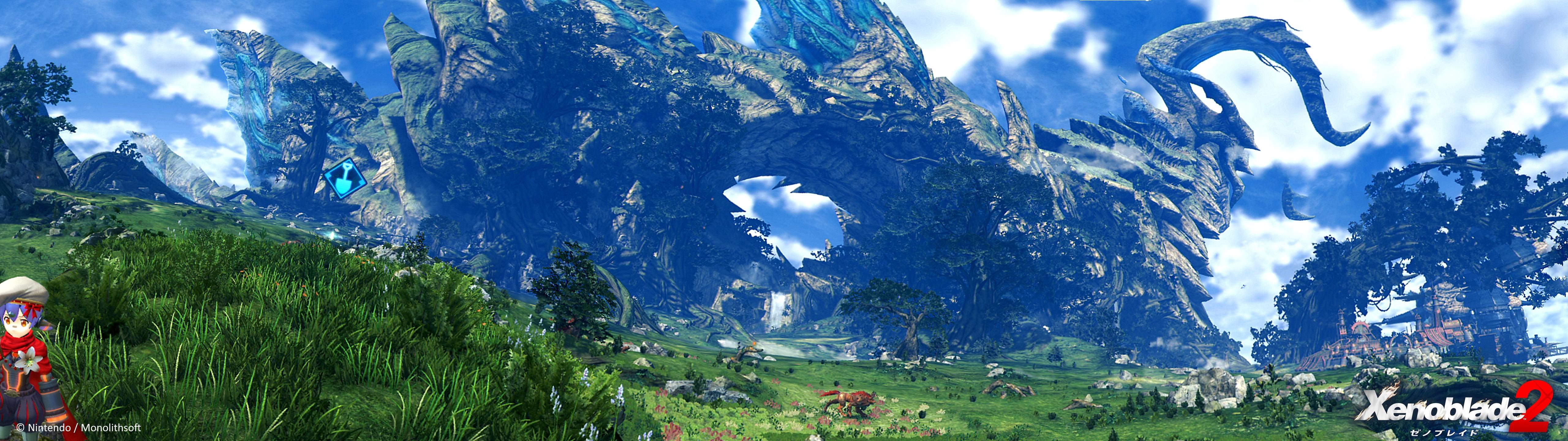 Dual Monitor Wallpaper Monitor Wallpaper Xenoblade HD Wallpaper