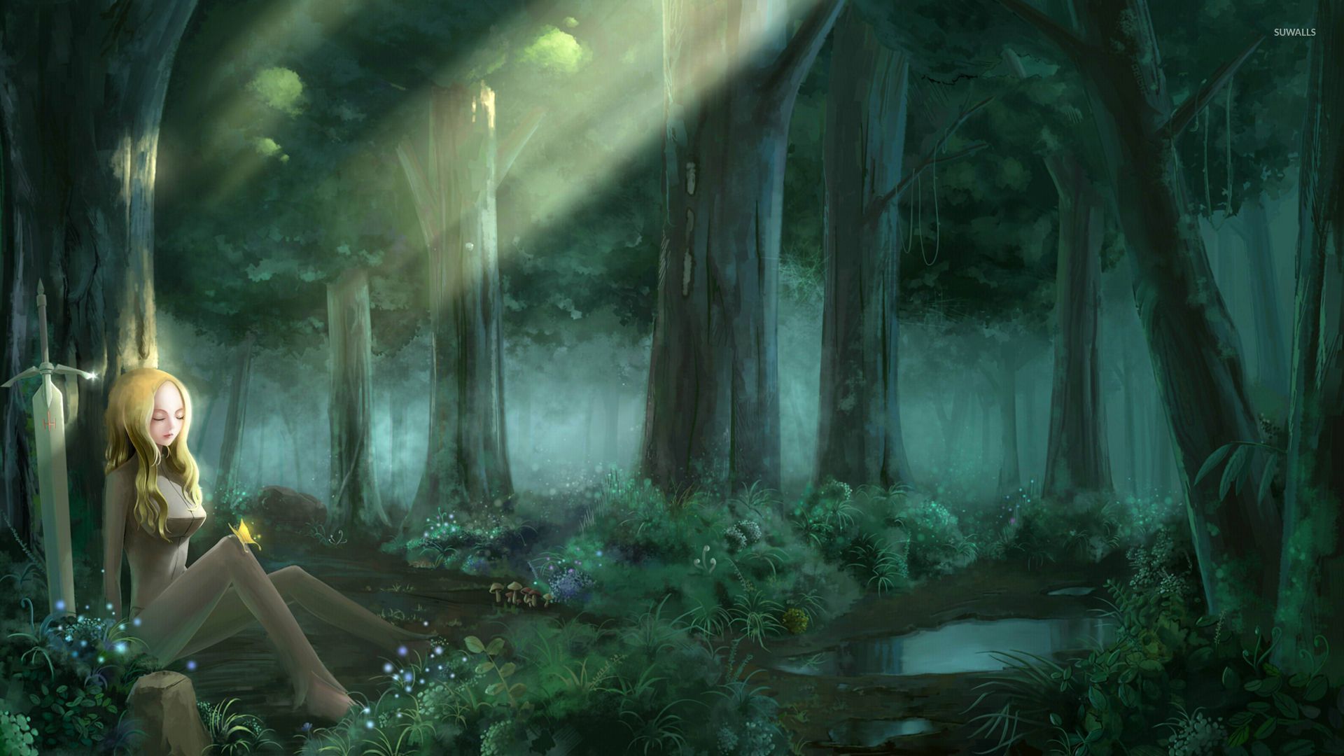 Anime Background Forest, Dark Jungle Anime HD wallpaper | Pxfuel-demhanvico.com.vn
