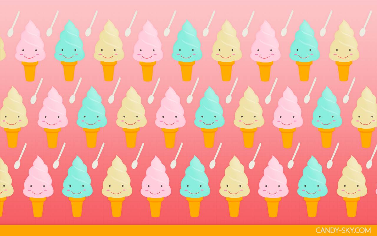 Free download Cute Ice Cream Wallpapers image [1280x800] for your Desktop, Mobile & Tablet