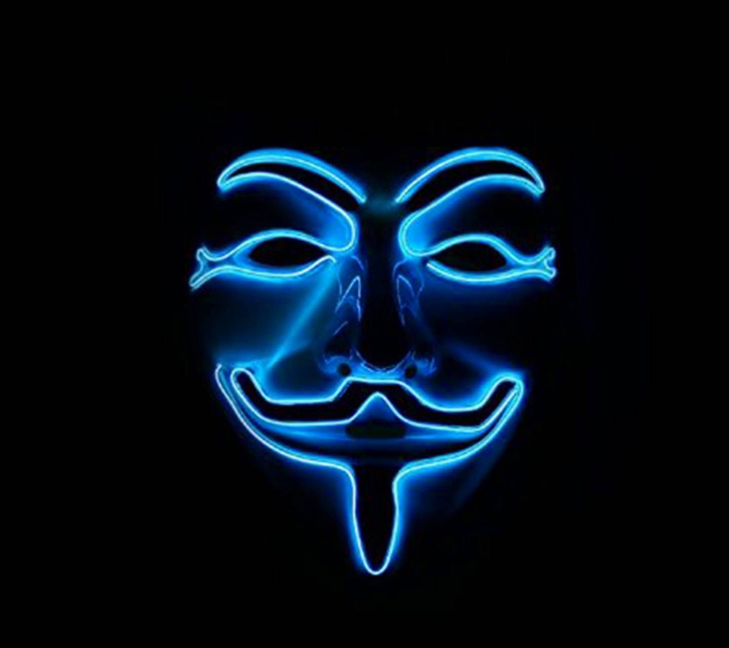 Anonymous neon wallpaper