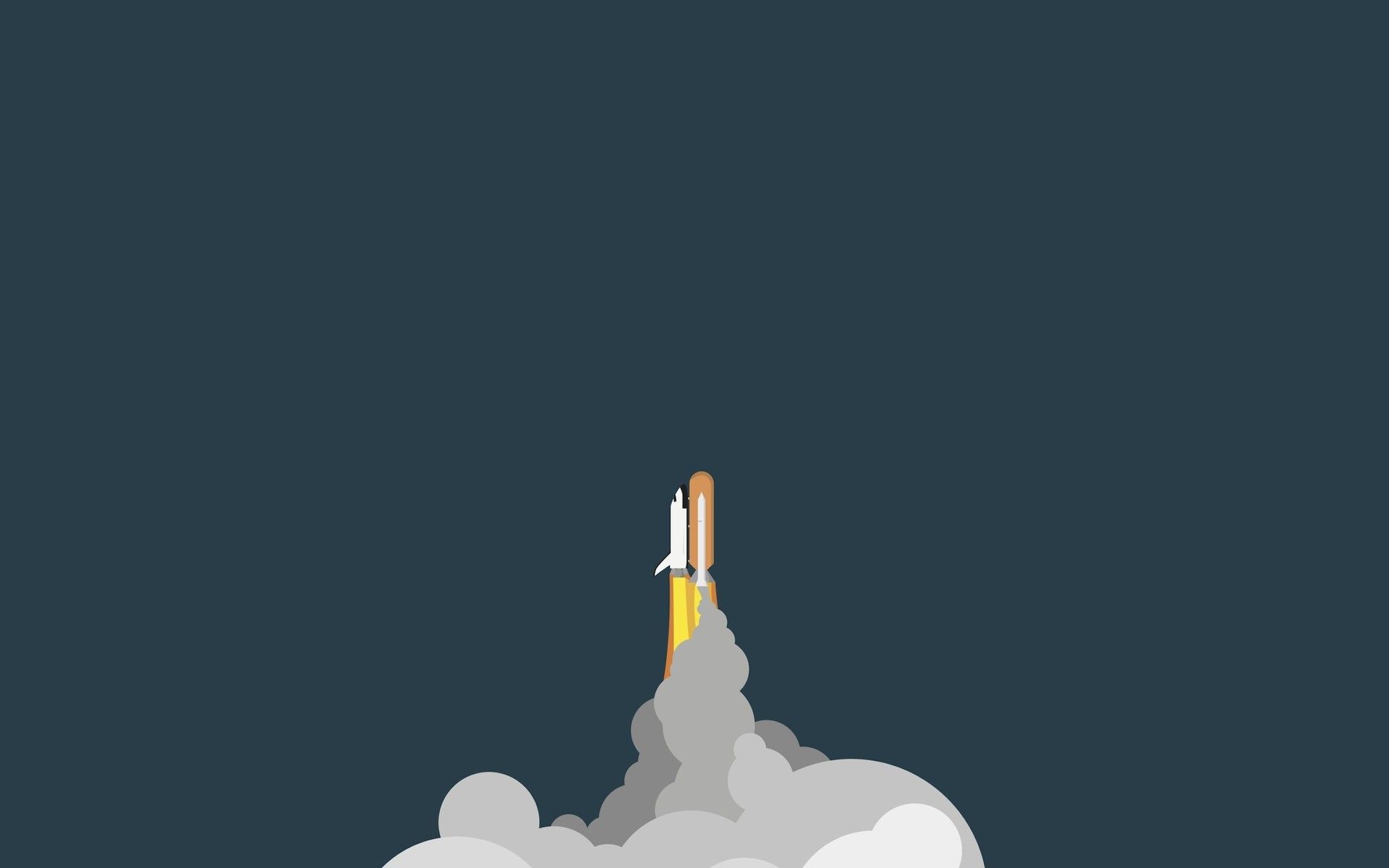 spaceship, Simple, Space Shuttle Wallpaper HD / Desktop and Mobile Background