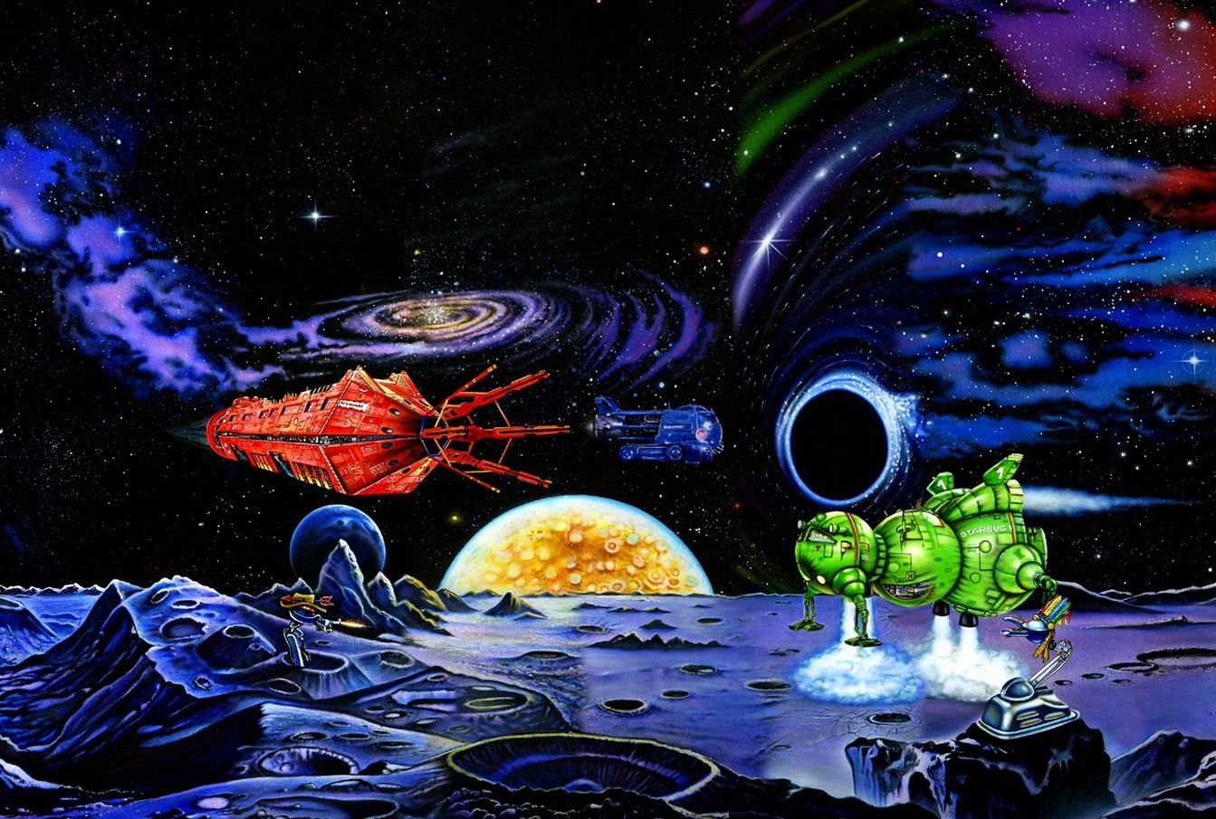 Spaceship Cartoon Wallpapers - Wallpaper Cave