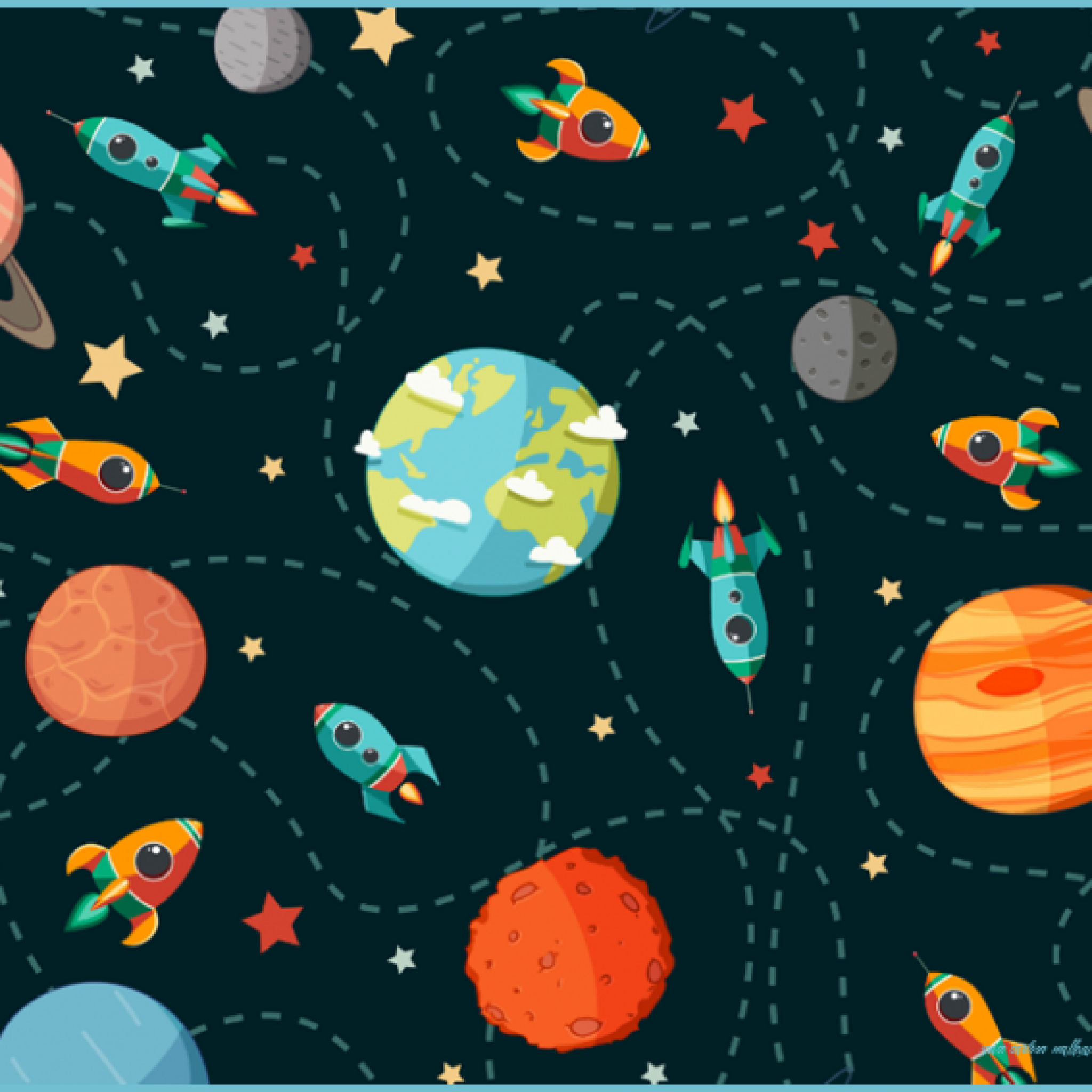 Spaceship Cartoon Wallpapers - Wallpaper Cave