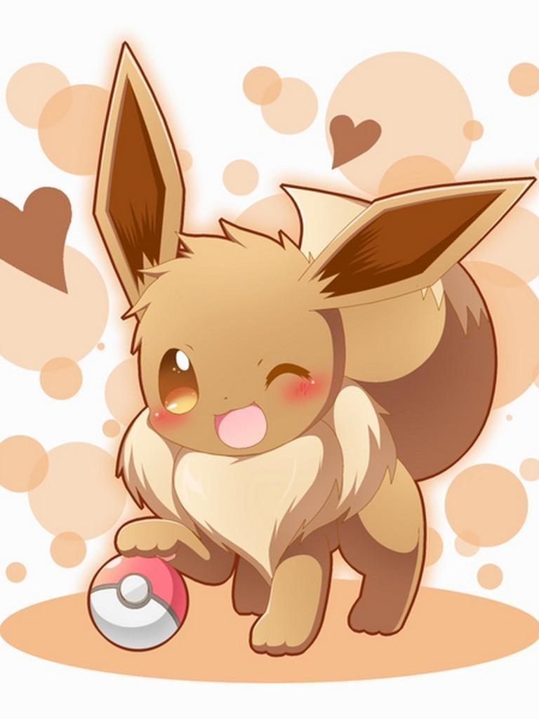 Evoli  Pokemon backgrounds, Eevee wallpaper, Cute pokemon wallpaper