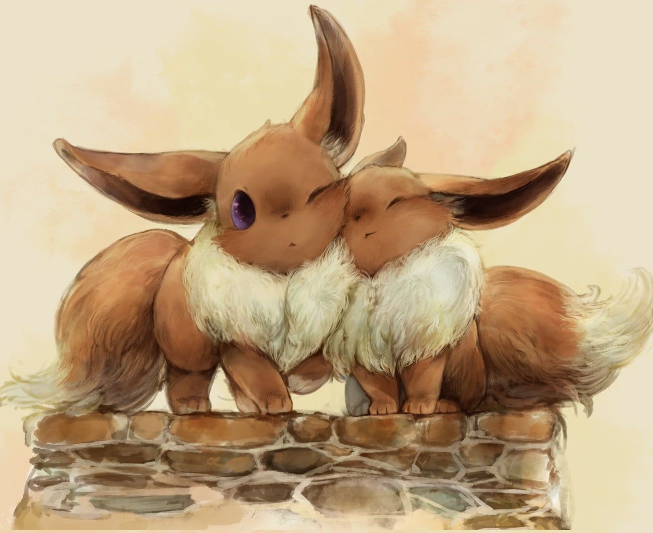 Eevee Illustration, Pokémon, Anime, Eevee HD Wallpaper Pokemon Eevee Cute Wallpaper & Background Download
