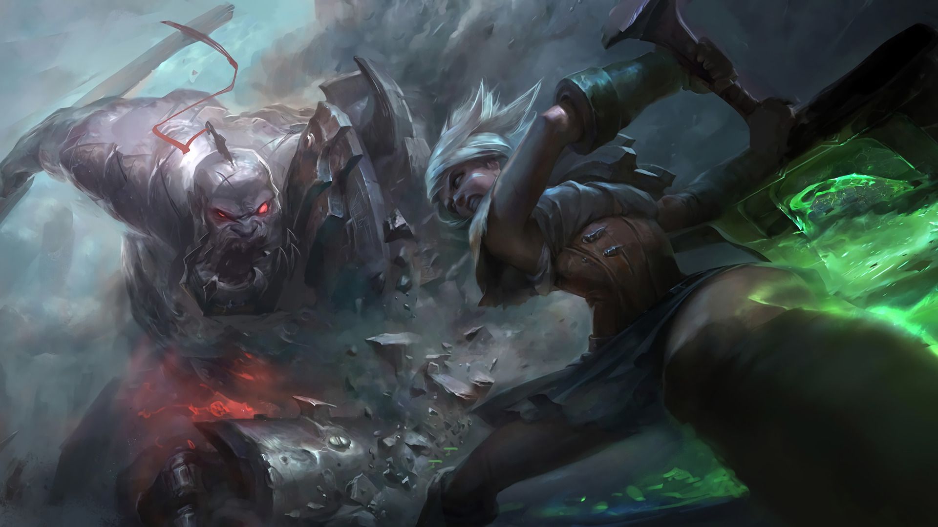 Riven (League of Legends), League of Legends, Sion Wallpaper HD / Desktop and Mobile Background