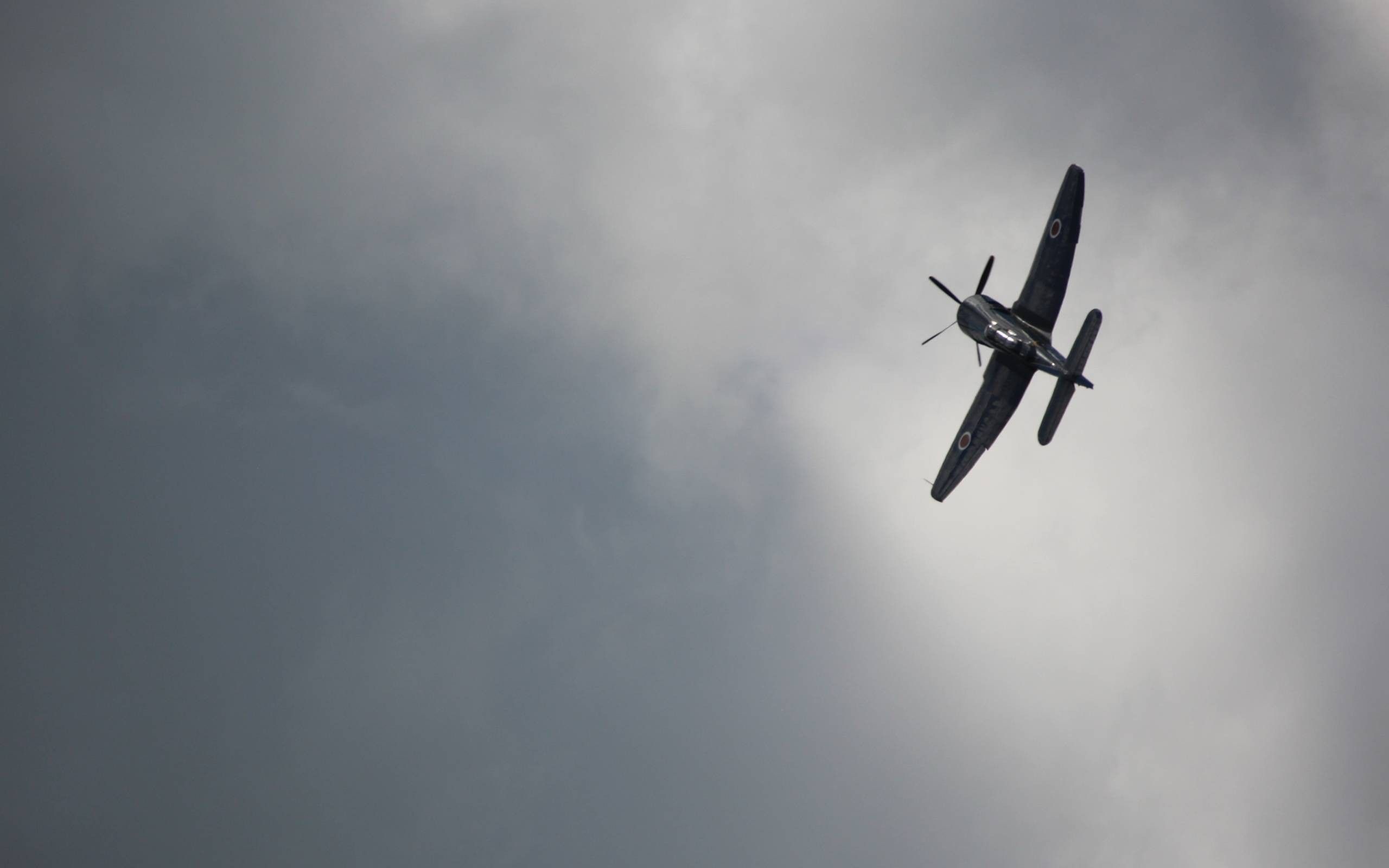 Propeller Planes Airplane Overcast Wallpaper:2560x1600