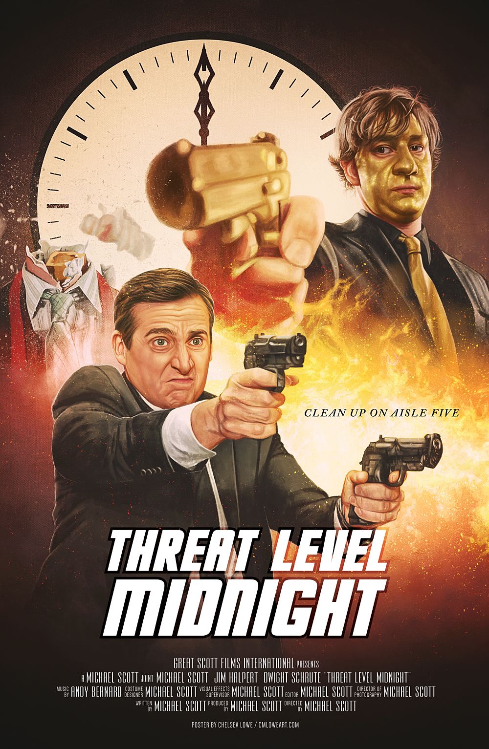 Threat Level Midnight original Poster
