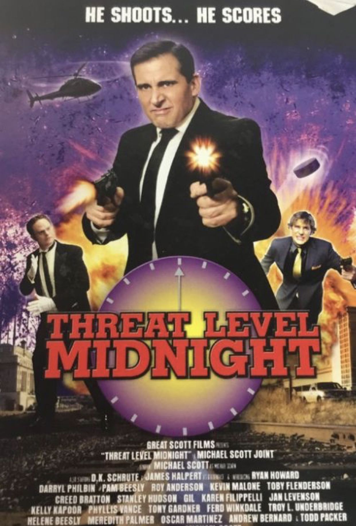 Can this be turned into an actual movie. Threat level midnight, Office jokes, The office show