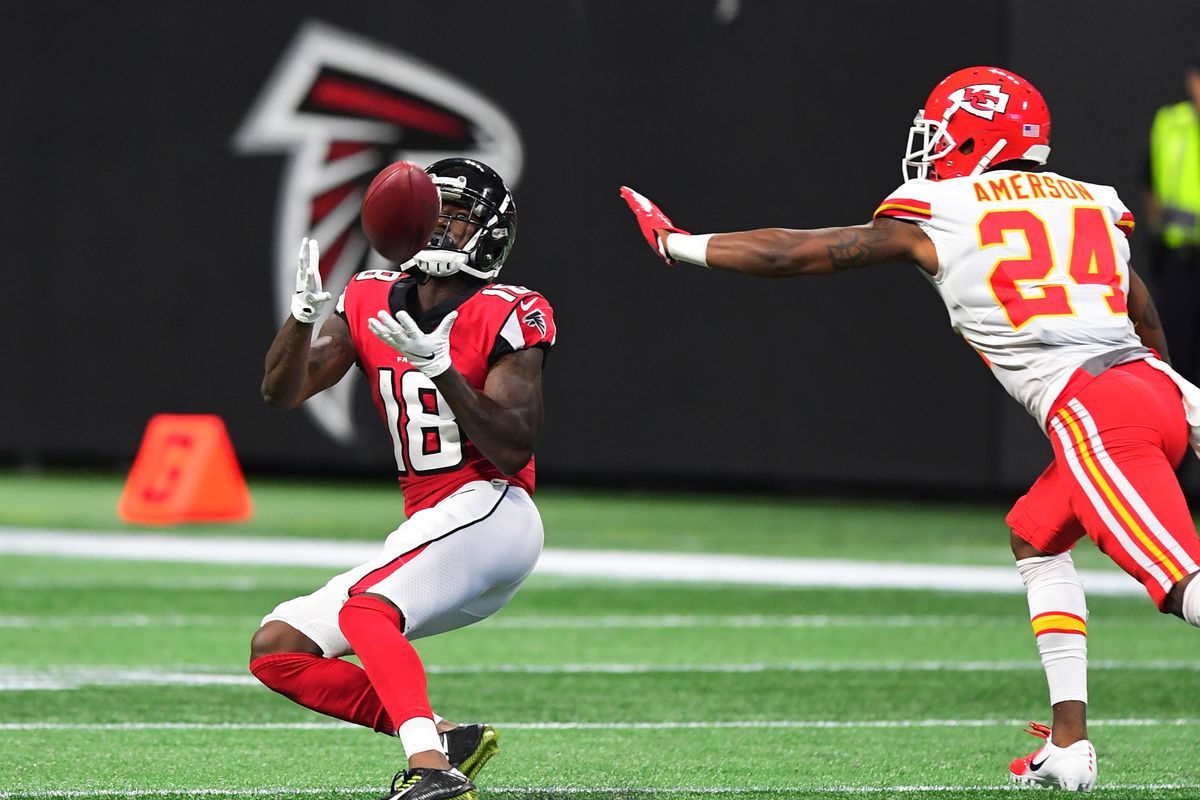 Atlanta's Calvin Ridley was the rookie headliner against the Chiefs
