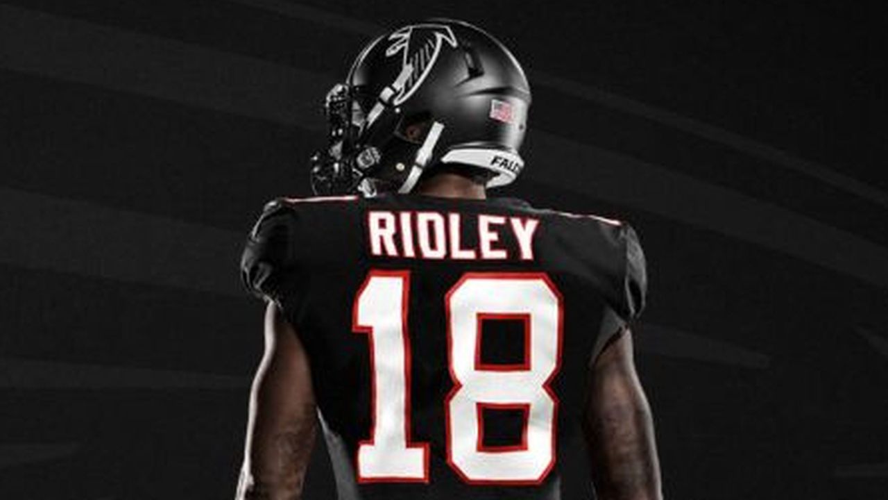 Calvin Ridley helps Falcons unveil 2020 uniforms