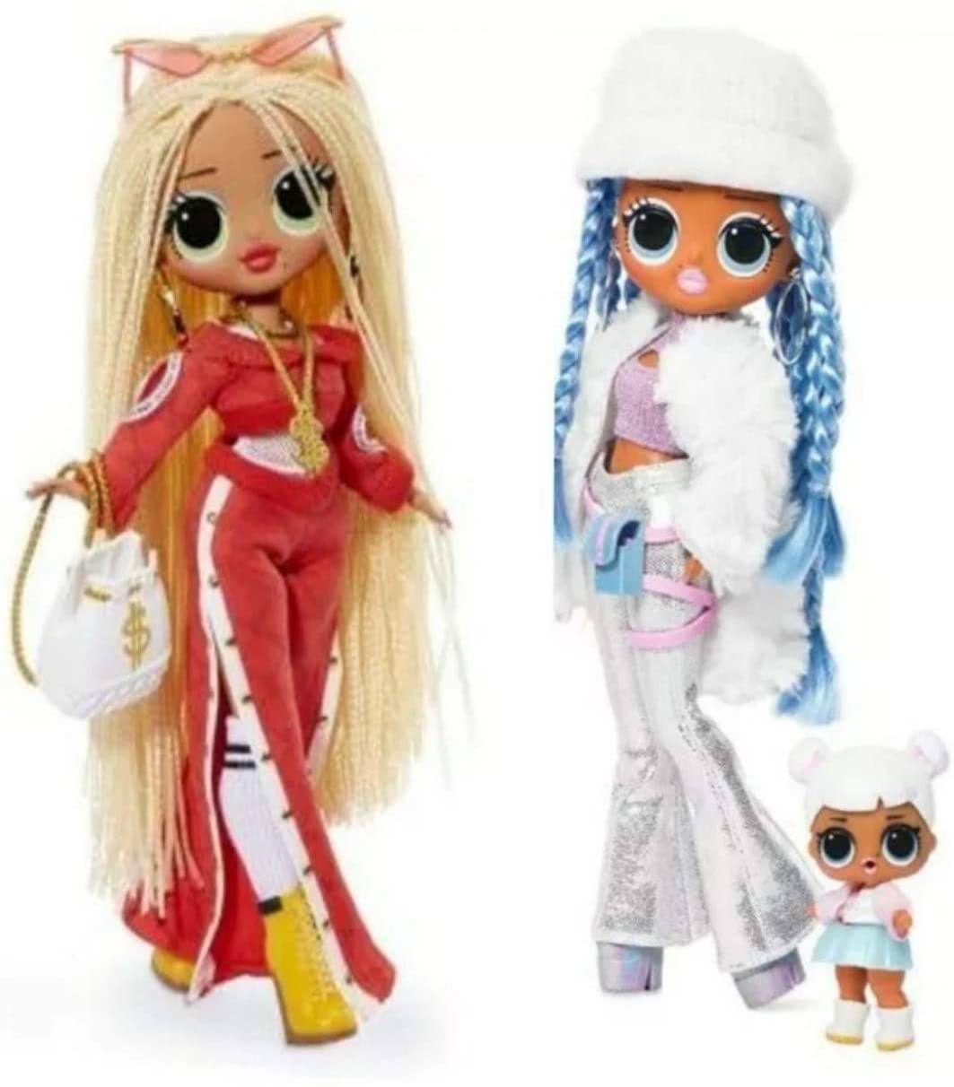 L.o.l Bundle with Two OMG Winter Disco Dolls Swag Snowlicious, Dolls