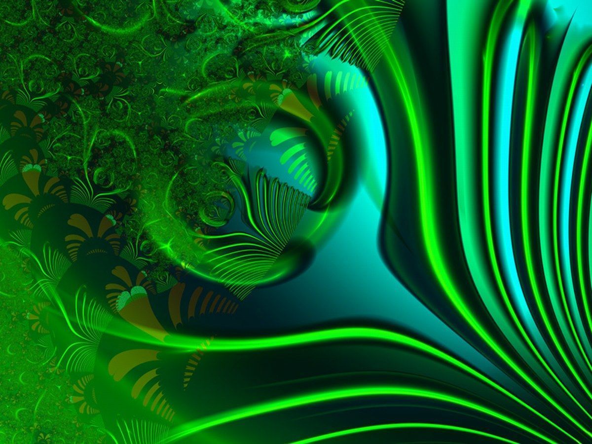 Abstract Art Green Wallpaper Free Abstract Art Green Background