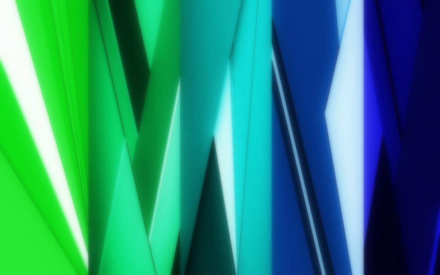 abstract, Blue, Green, Geometry Wallpaper HD / Desktop and Mobile Background
