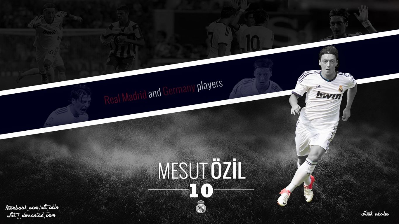 Mesut Ozil Real Madrid Player Wallpaper HQ