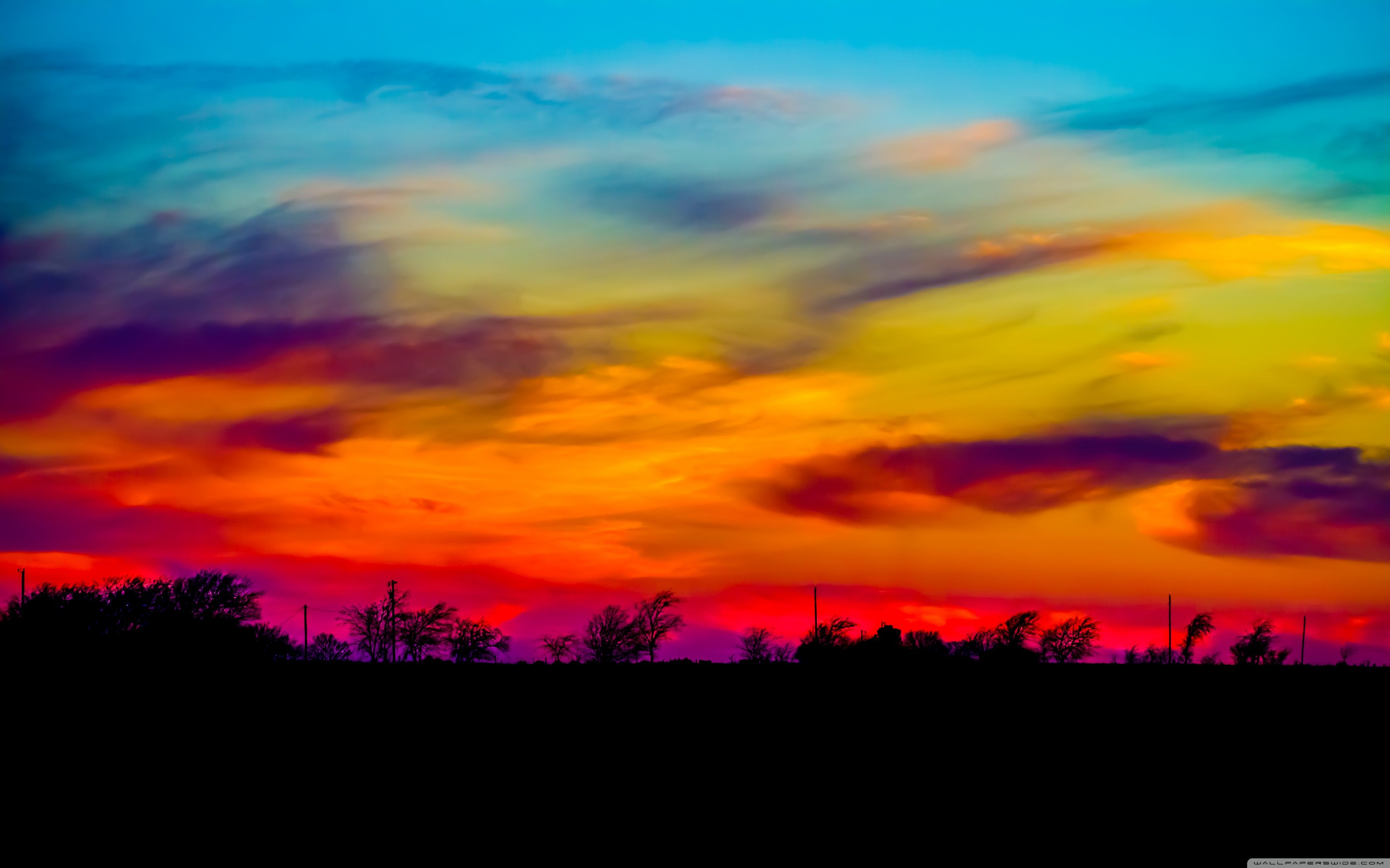 Colorful Sky Ultra HD Desktop Background Wallpaper for: Multi Display, Dual Monitor, Tablet