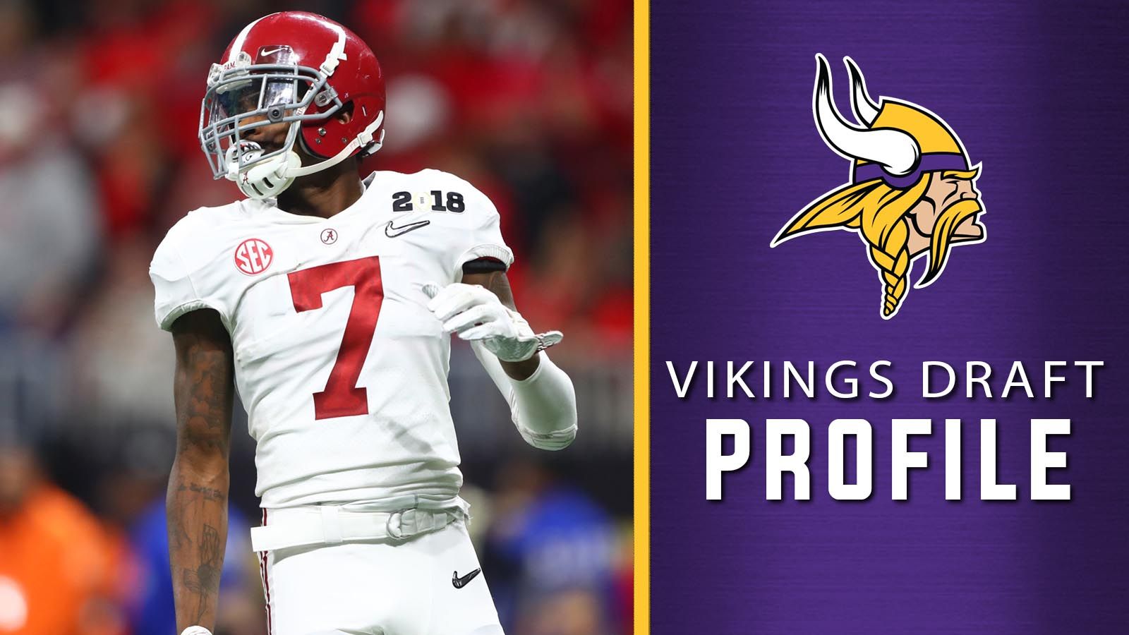 Vikings draft profile: Alabama cornerback Trevon Diggs