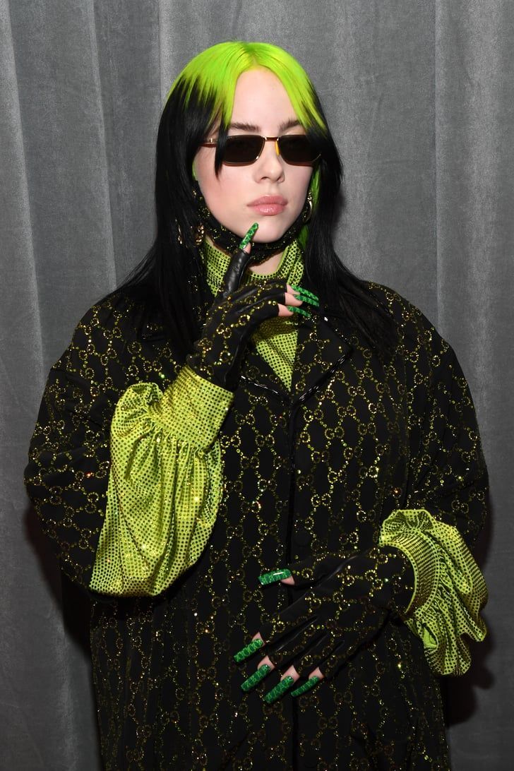 Billie Eilish Wore Gucci All the Way Down to Her Nails on the Grammys Red Carpet. Billie, Billie eilish, Celebs