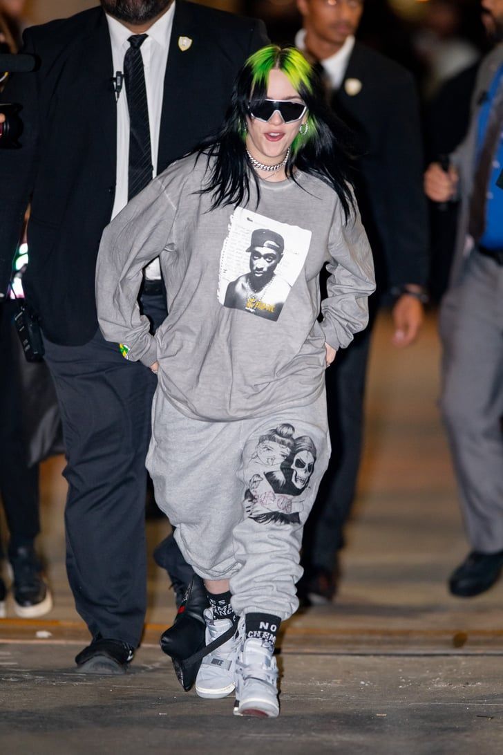 Billie Eilish Is Wearing a Gucci Pillow on Her Ankle