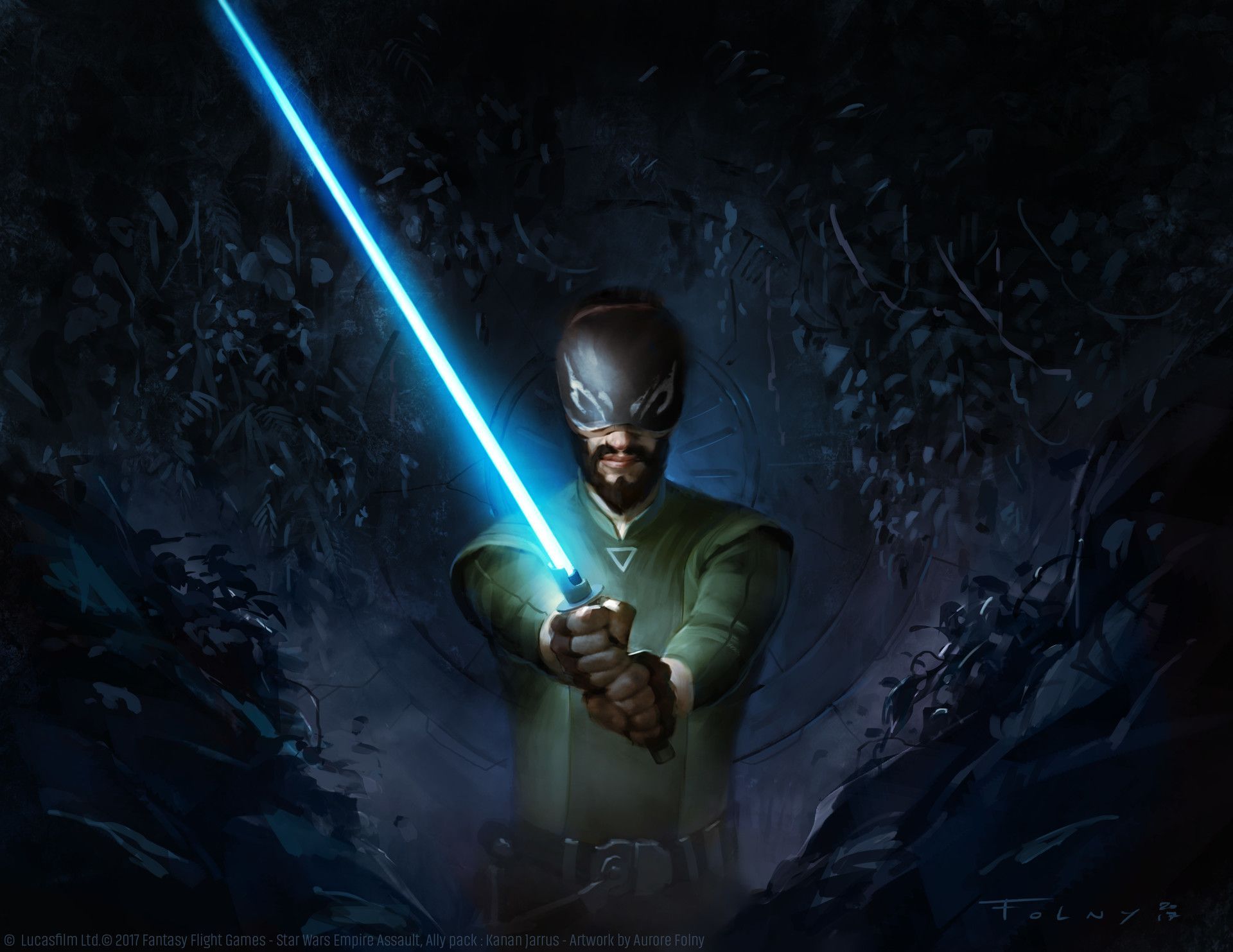 Star Wars Imperial Assault: Kanan Jarrus by Aurore Folny. Star wars rebels ezra, Star wars ezra, Star wars art